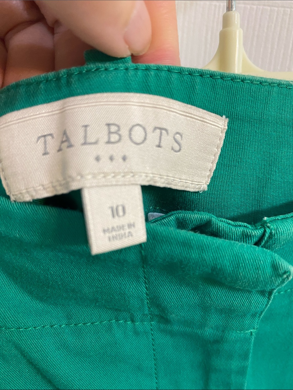 Talbots Green 11” Perfect Short Women’s Size 10 Summer Business Casual Classic - Picture 2 of 6